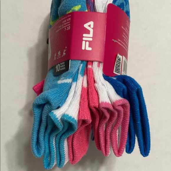 NWT FILA girls socks 10 pairs with a bonus - Picture 8 of 11